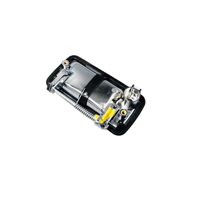 HUYILUN0104 Chrome Half Metal 1 Pair Front Exterior Door Handle