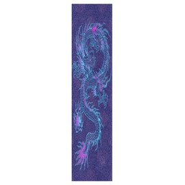 Kigai Purple Chinese Dragon Skateboard Grip Tape Deck Sandpaper for Rollerboard 10" x 44"