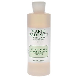 Mario Badescu Tónico facial de hamamelis sin alcohol para piel envejecida, infundido con lavanda/agua de rosas y aloe vera, tónico facial para piel mi