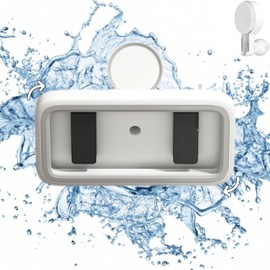 CHUANSHI Shower Phone Holder, 480° Adjustable IPx6 Waterproof Suction Cup Mount, HD Display, Anti-Fog, for 4-7 inch Smartphones