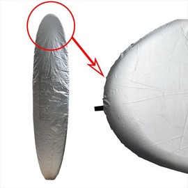 Funktion FK-WRAP-FU-SLV-PC Surfboard Cover Silver Protective Coloration Edition