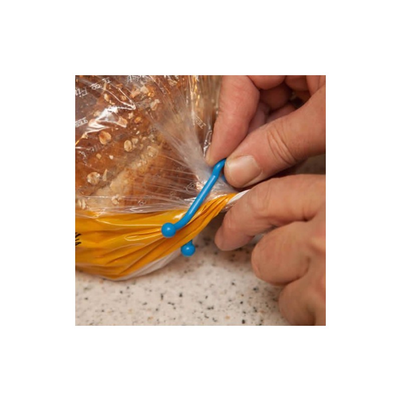 Caraselle 25 Bread Bag Clips 4cm long made in UK