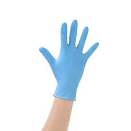 EZ SUPPLY Nitrile Powder-Free Disposable Gloves | 100-Pack | Ideal for Medical, Tattoo, Kitchen, Mechanic, and Gardening Use - Blue (X-Large)