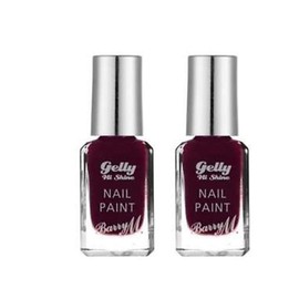 Barry M Cosmetics Gelly Nail Paint, Black Cherry,F-GNP42
