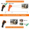 HOLDPEAK Infrared Thermometer D:S=16:1, Digital IR Thermometer 58℉~1472℉, Non-Contact High