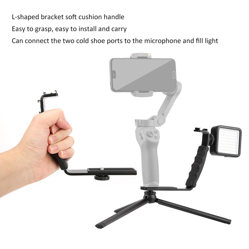 ABS 6000K Fill Light Desktop Tripod Handheld Ballhead Stabilizer Fixed