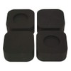EZ-FLO 69001 Washing Machine Anti-Vibration Pads, 4 Pack, Black