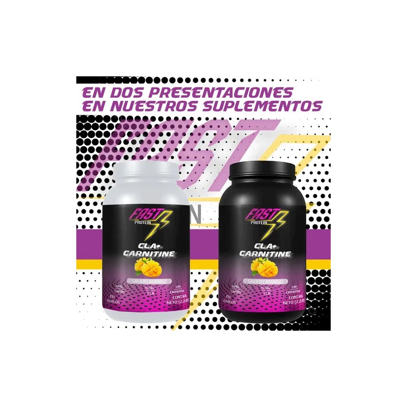 Fast Protein Cla Carnitina 1kg 100 Servs