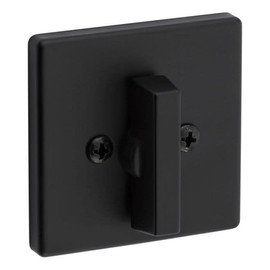 Kwikset 663SQT Privacy One Sided Deadbolt from The Signature Series - Matte Black
