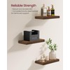 VASAGLE Wall Shelves Set of 5, Floating Shelves, Wall Mounted,