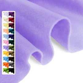 Lavender Soft Felt Fabric Sheet, 18" x 36", 1.6mm Thick - Premium Craft Felt for Sewing, DIY Projects, Embroidery, Decoration - Durable & Fade Resistant