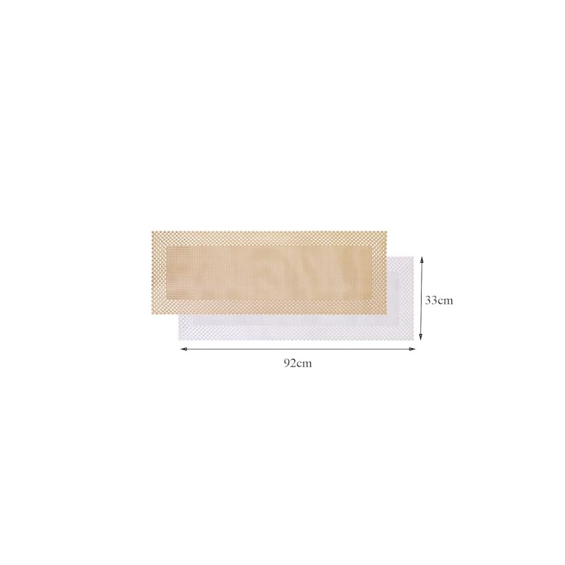 Hosoncovy Table Runner PVC Hollow Table Runner Non-slip Table Mats