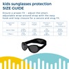 KidzBanz Retro Sunglasses Black, 2-5 Years, 100% UVA Protection
