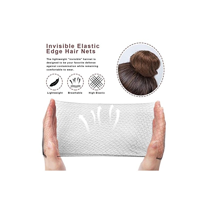 DEARMAMY 100 Piezas De Redecillas Para El Cabello De Malla