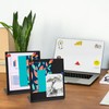Bekith 2 Pack Magnetic Bulletin Board with Easel Stand, 11