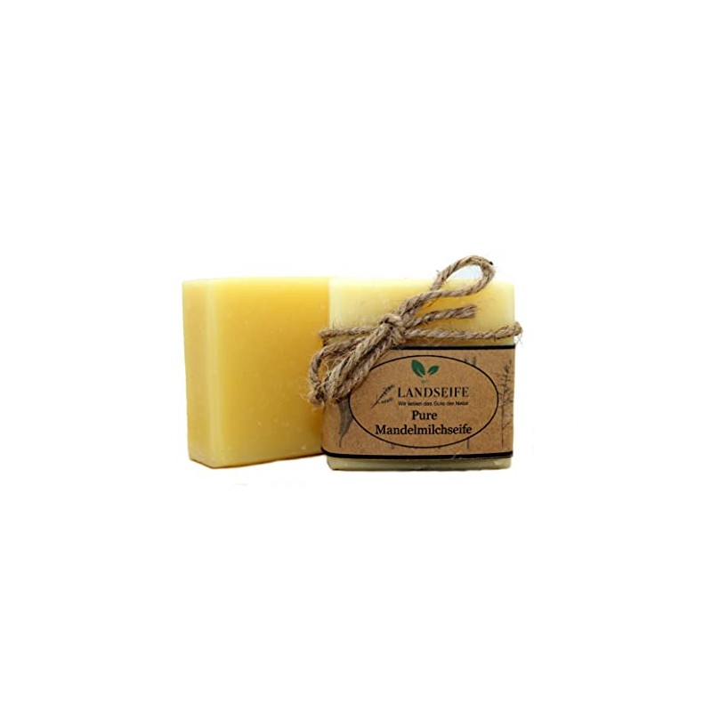 Landseife Pure organic almond milk soap - handmade organic natural