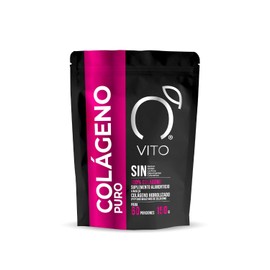VITO Vitaminas Totales | Colágeno 100% Puro | Péptidos de Colágeno Bioactivos | 60 porciones de 2.5 g | 150 g