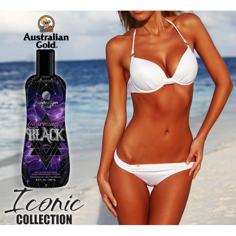 Australian Gold Compatible - Charmingly Black Dark Bronzing Lotion 250