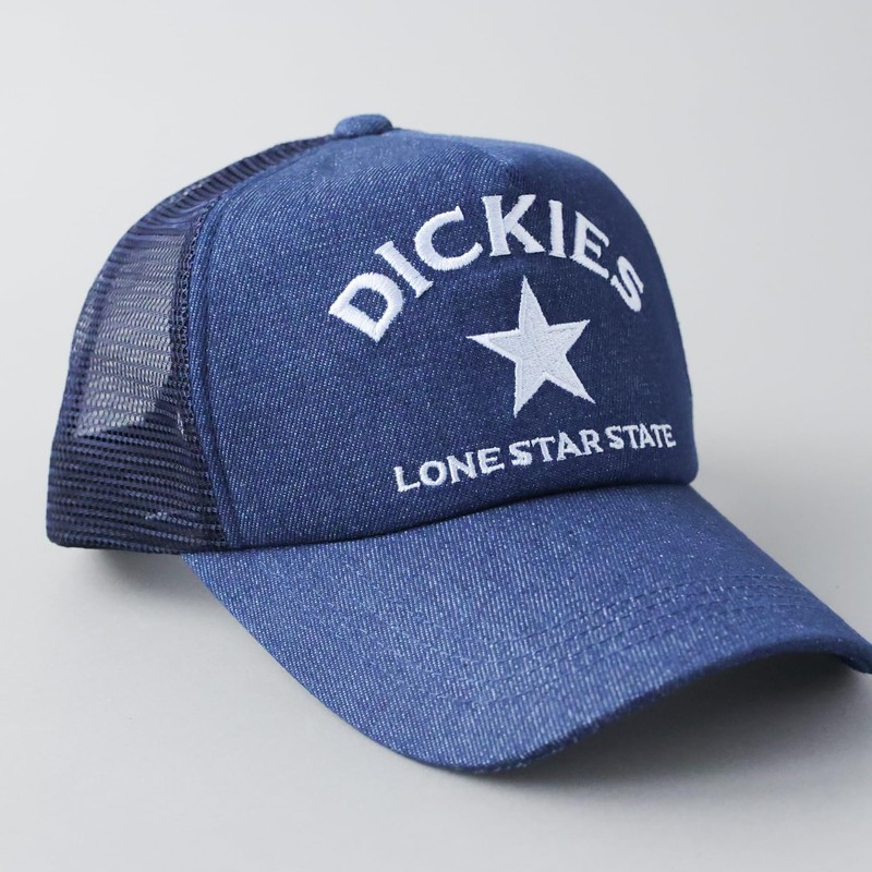 Dickies Men's Mesh Cap, Hat, Original, Logo, Unisex, Color, Black,