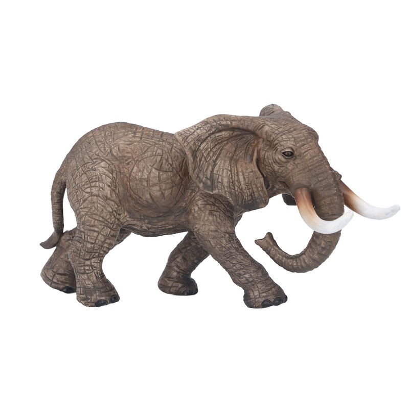 Elephant Figurine Model Vivid Details High Simulation Elephant Model Ornament