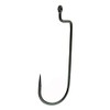 Worm Hook, Size 2/0, Needle Point, Round Bend, Offset, Ringed