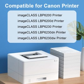 KCMYTONER Compatible Toner Cartridge Replacement for Canon 126 CRG126 CRG-126 for ImageClass LBP6230dw LBP6200d LBP6230dn LBP6230 LBP6200 Laser Printer (Black, 10 Pack)