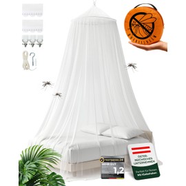 Mosquito Net Bed - Mosquito Net for Double Bed, Outdoor Mosquito Net for Camping & Travel, Fly Net, Bed Curtain, Mosquito Protection for Cot, Balcony or Patio