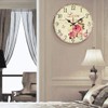 SWHONG Wall Clock Without Ticking Noises 10 Z0 LL/25.4 cm