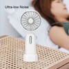 3 Gears Handheld Fan Mini Portable Table Cooler with Detachable