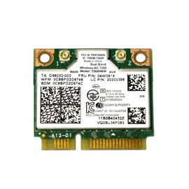 Intel Dual Band Wireless-AC 7260 7260HMW 867Mbps 802.11ac + Bluetooth 4.0 Card 04W3814/04X6010/04X6090 for Lenovo Thinkpad Y410P Y510P E440 E540 S440 S540 Z410 K4350 K4250 ThinkCentre E73z M73z E93z