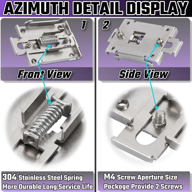 Din Rail Mount 35mm, Din Rail Clamp Din Rail Mounting