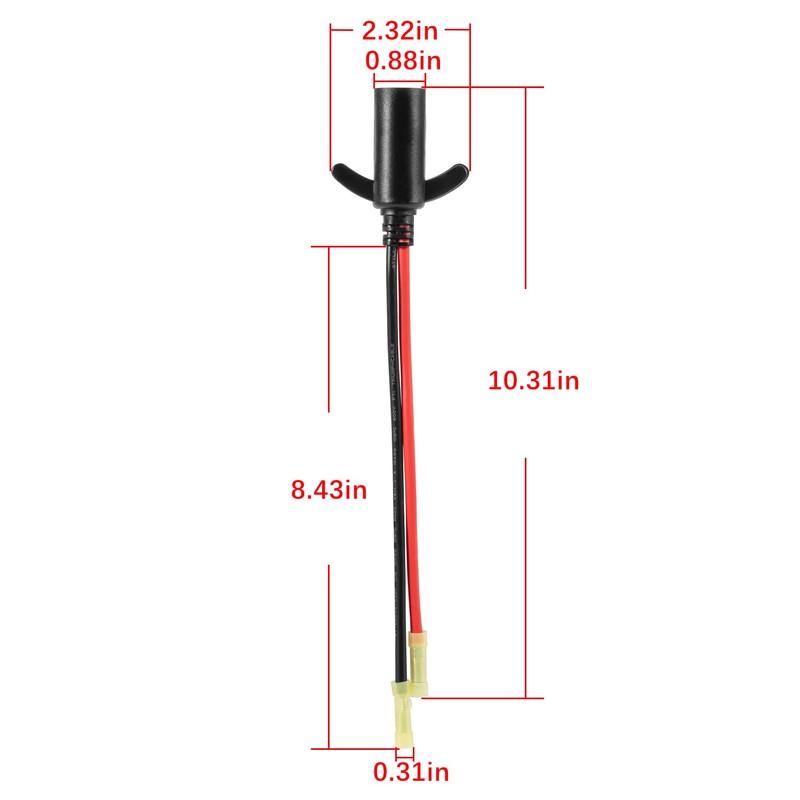 8M4000953 Trolling Motor Guide Power Plug 2-Prong Compatible With 50A,