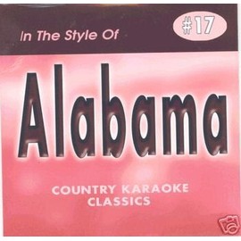 ALABAMA Country Karaoke Classics CDG Music CD