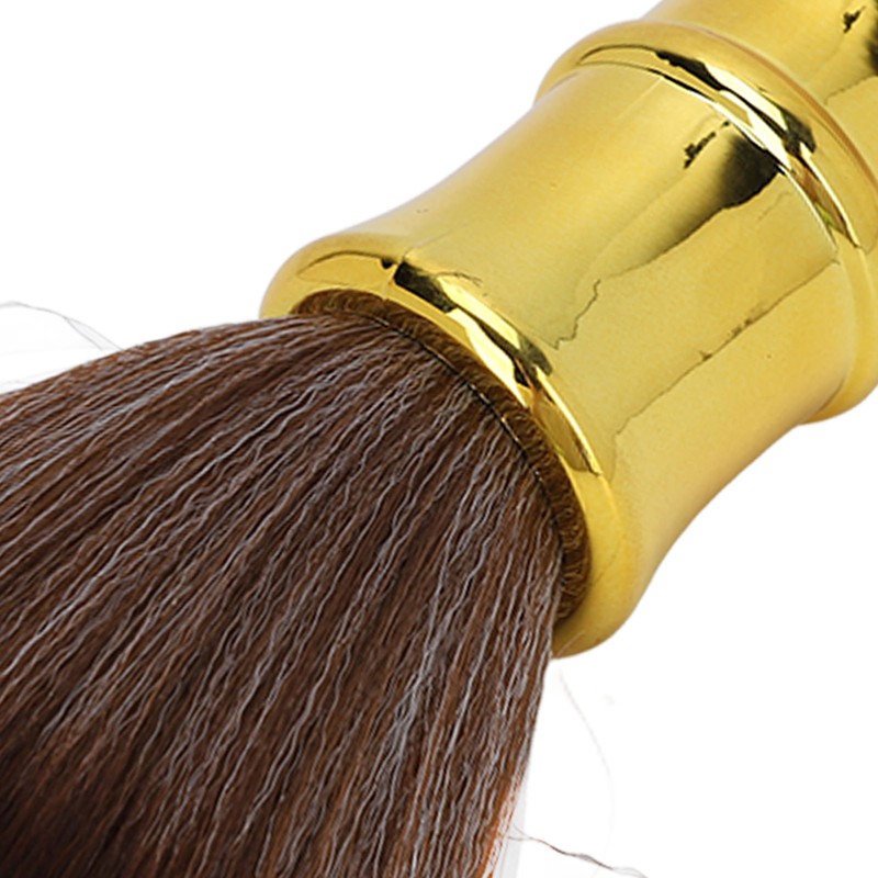 Barber Neck Duster Brush Soft Hair Electroplating Process Barber Brush