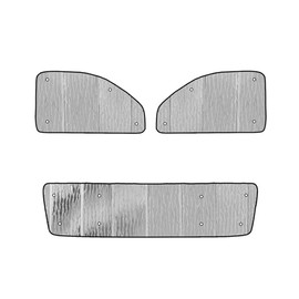 Pigenius Window Sun Shade for Ram 2500/3500 Standard Cab 2019-2025 (Rear Tailgate and Side Windows) - AstraGuard