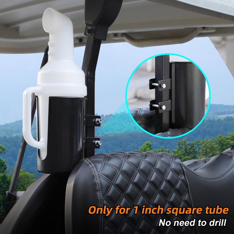 Roykaw Golf Cart Sand Bottle With Holder - Universal Divot