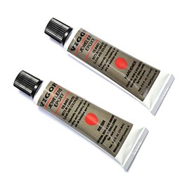 Vigor Jewelers 2-Part Epoxy 12.0451 Glue Jewelry Glass Wood Metal Plastic Fiberglass Resin