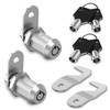 WIMNISV 2 Pack 1-1/8 inch Toolbox Lock Replacement Lock, Tubular