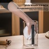 Wissy&Konny Sourdough Starter Jar,2PACK 35OZ Wide Mouth with Ounce Scale