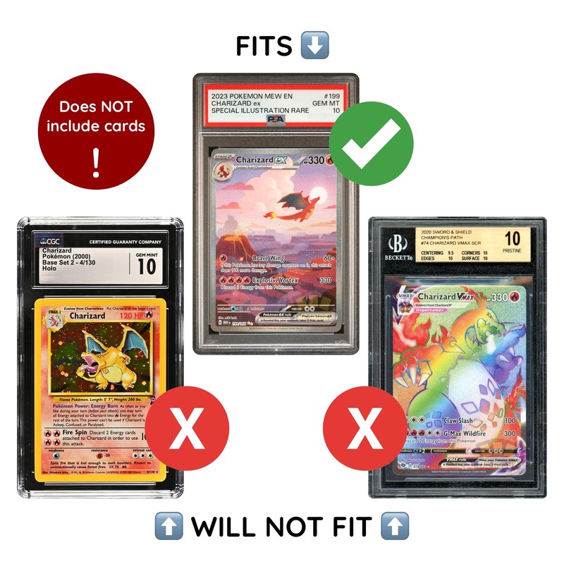 The Hobby Lair Bumper Guard for PSA Graded Cards ONLY