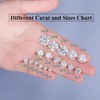 ILOVCKF White D Color Moissanite Loose Stone Synthetic Diamonds VVS1