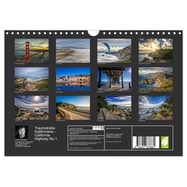 Dream Street California Highway No.1 (Wall Calendar 2026 DIN A4 Landscape), CALVENDO Monthly Calendar