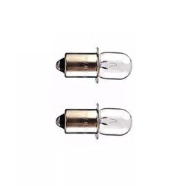 MaxLLTo Replacement 12 Volt Xenon Flashlight Bulbs for Hitachi Work Light, 2 Pack