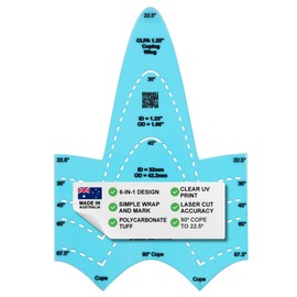 CLPA 1.25" Coping Wing Master: Ultimate Pipefitter and Welding Tool, Precision Pipe Saddle Template, Notcher & Cutting Guide, Ideal for Pipe Fitting - Marking & Coping Pipes from 22.5 to 90 Degrees