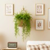 Kultilanda Hanging Wall Basket Handwoven Wicker Basket for Plants, Flowers