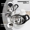 Hillbond Stainless Steel Bowls with Lids Set Mixing Bowls with