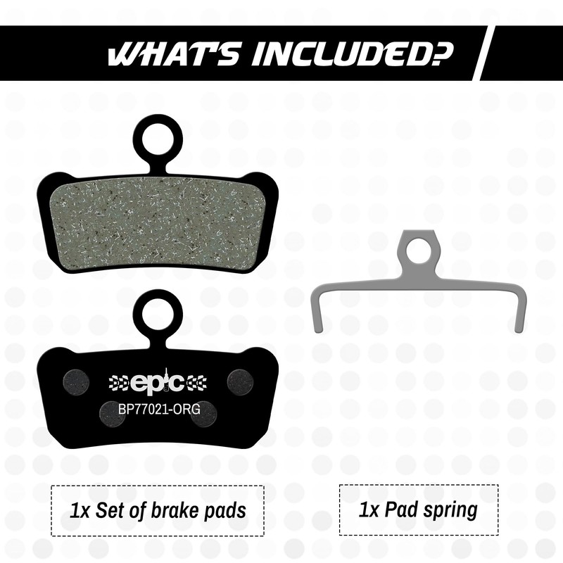epic Disc Brake Pads for SRAM G2, Guide, Guide Ultimate