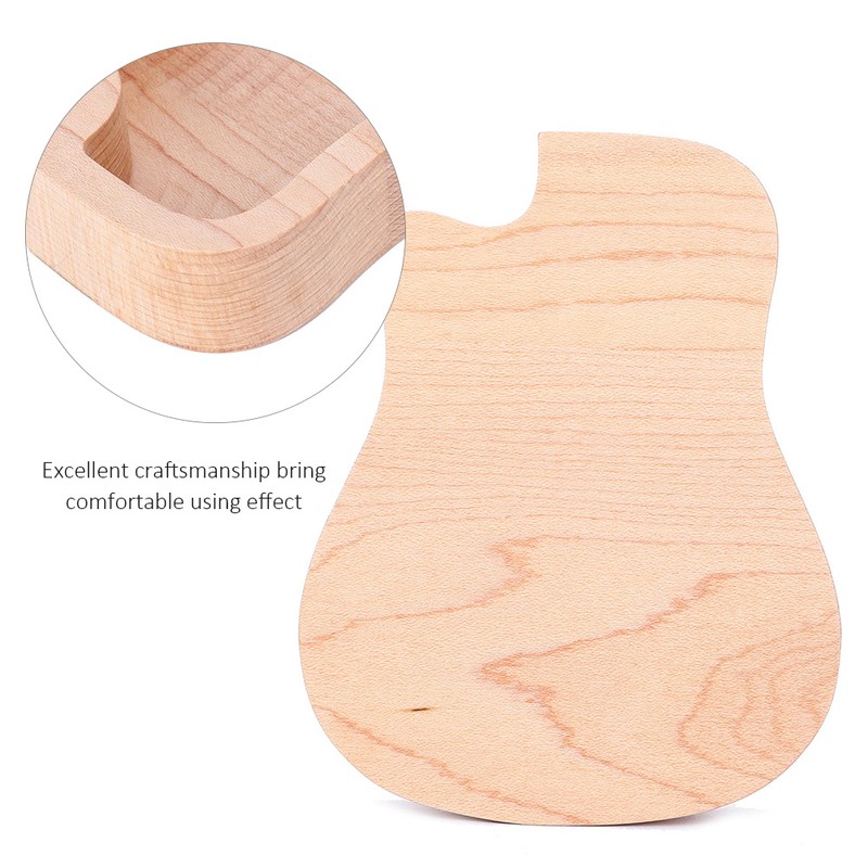 Guitar Pick Box Maple Wooden Storage Case Delicate Guitar Musical