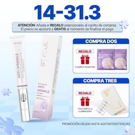 SEYOUL Crema Contorno de Ojos con Niacinamida + Péptidos + Cafeína, Eye Cream Coreano con Masaje Vibratorio e Iones Negativos, Ayuda con Ojeras y Bolsas, 20 g