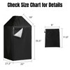 MRbrew Kegerator cover, Waterproof Kegerator Beer Tower Cover 420D Silver-Coated